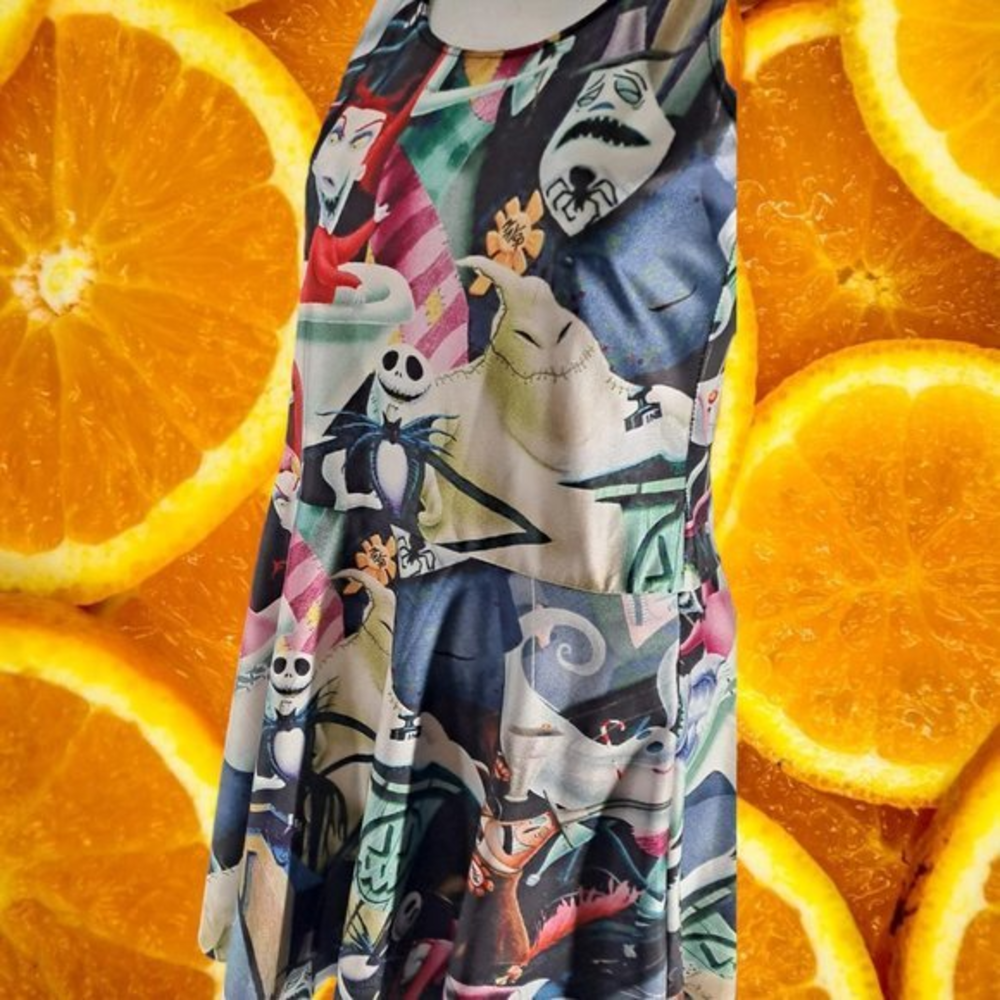 Tim Burton Nightmare Before Christmas Mini Dress